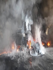 حادثه آتش سوزی شرکت مولدان