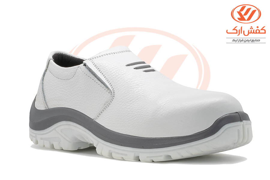 Openka White PU-TPU Safety Shoes