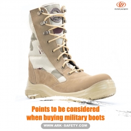 Points to be considered when buying military boots