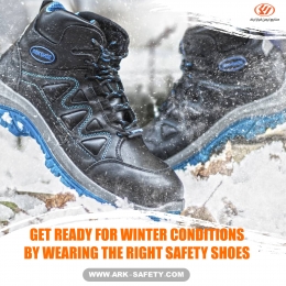 Get ready for winter conditions by wearing the right safety shoes