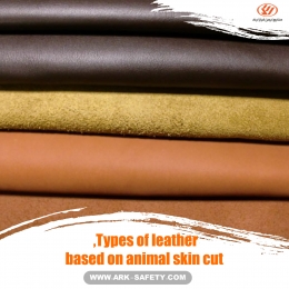Types of leather, based on animal skin cut