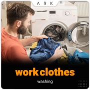 washing work clothes