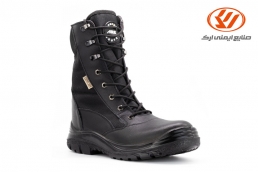 الأحذية العسكرية شاهین مع سحاب لون أسود